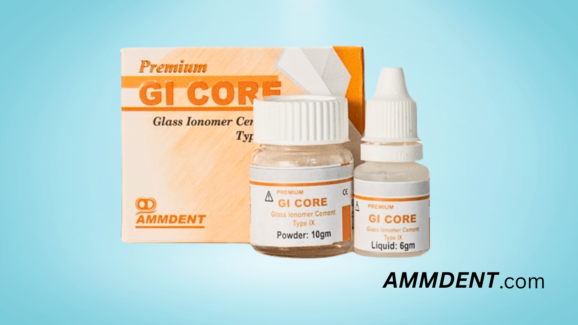 AMMDENT GI Core Glass Ionomer Core Build-Up Material