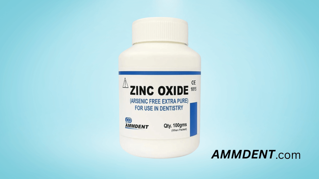 AMMDENT Zinc Oxide Powder – Dental Luting & Base Cement Powder